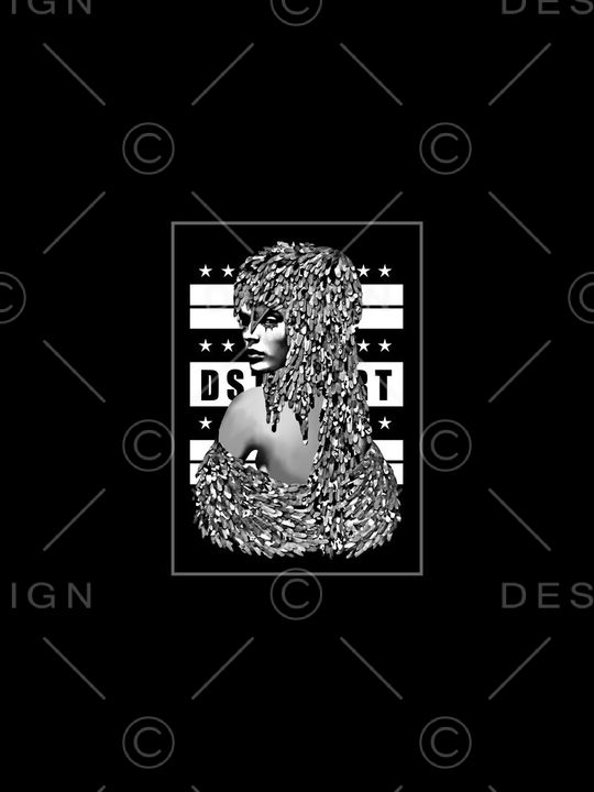 人物像印花华亿平台图片