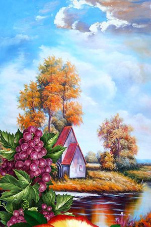 油画印花华亿平台图片