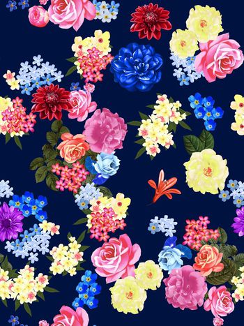 雏菊印花华亿平台图片