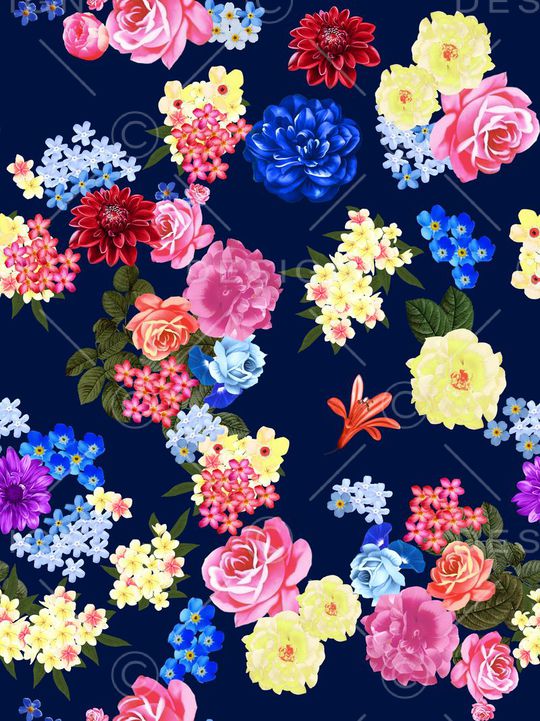 雏菊印花华亿平台图片