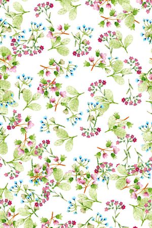 小碎花印花华亿平台图片