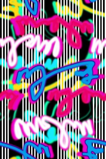 721214-荧光字母条纹粉