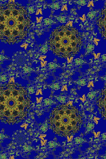 721250-民族花纹倾斜