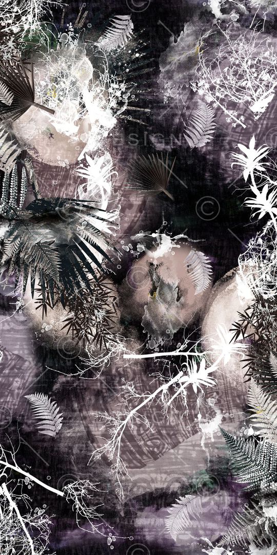 棕榈叶印花华亿平台图片