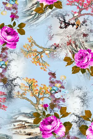 发财树印花华亿平台图片