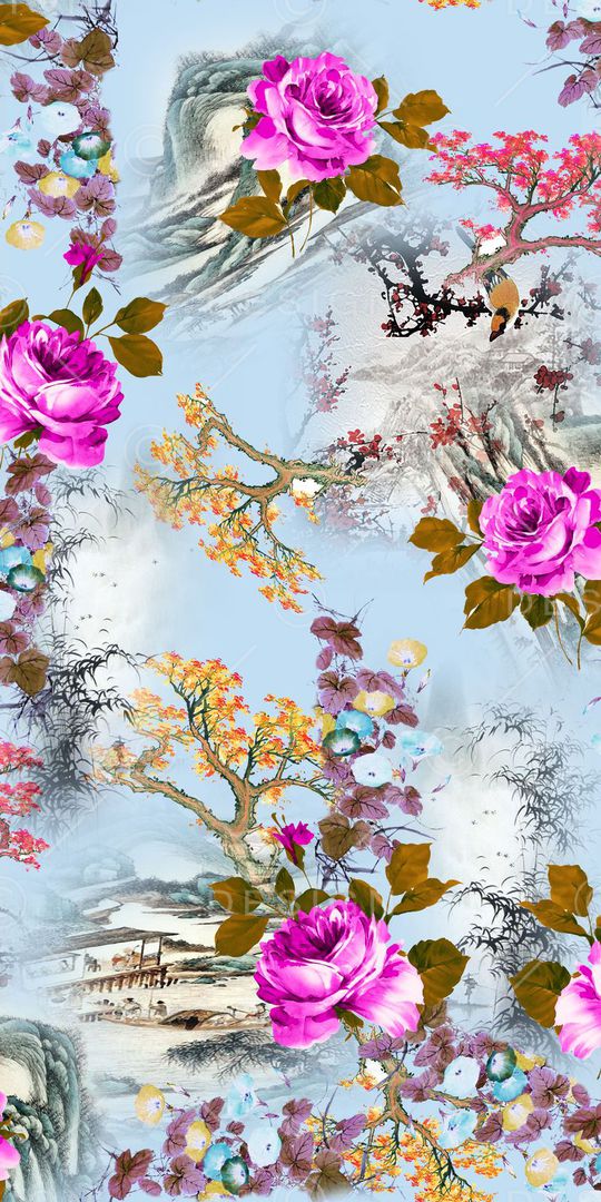 发财树印花华亿平台图片