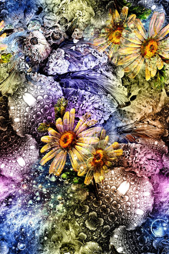 抽象印花华亿平台图片