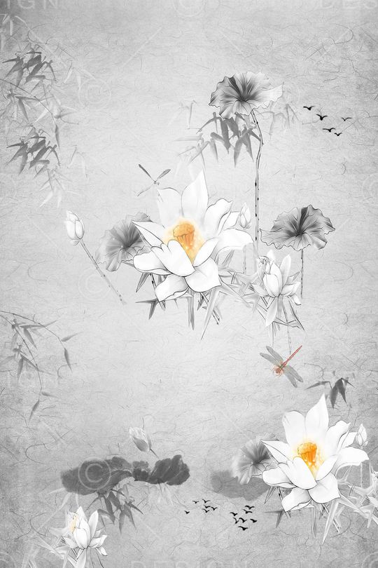 中国风印花华亿平台图片