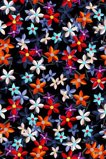 花朵印花华亿平台图片