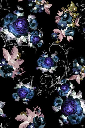 手绘印花华亿平台图片