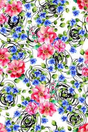 流行时尚印花华亿平台图片