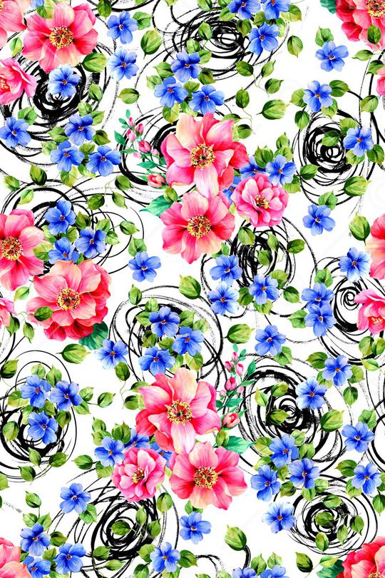 流行时尚印花华亿平台图片