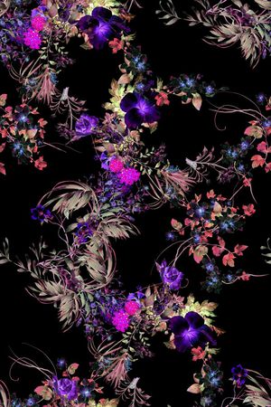 手绘印花华亿平台图片