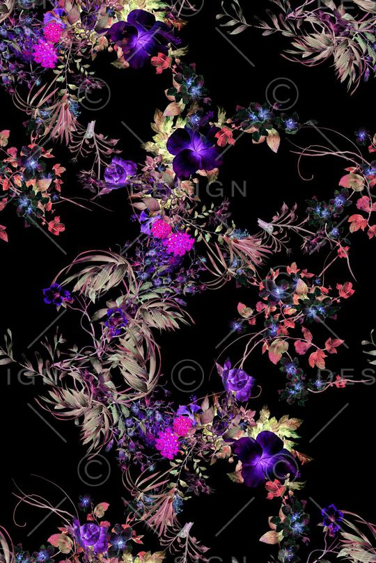 手绘印花华亿平台图片