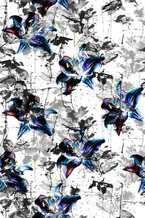 牡丹印花华亿平台图片