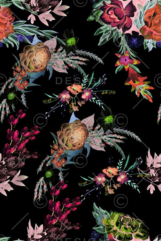 复古印花华亿平台图片