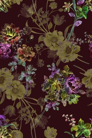 复古印花华亿平台图片