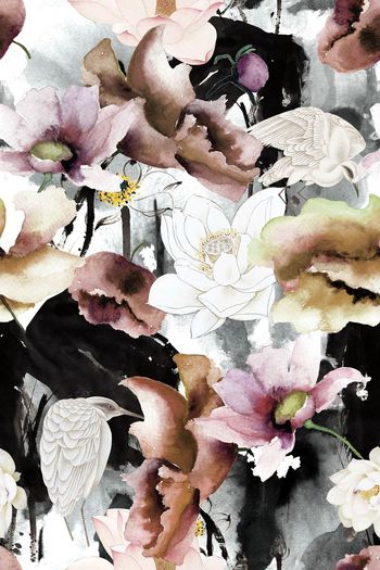 手绘印花华亿平台图片