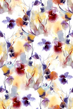 水彩纹理印花华亿平台图片