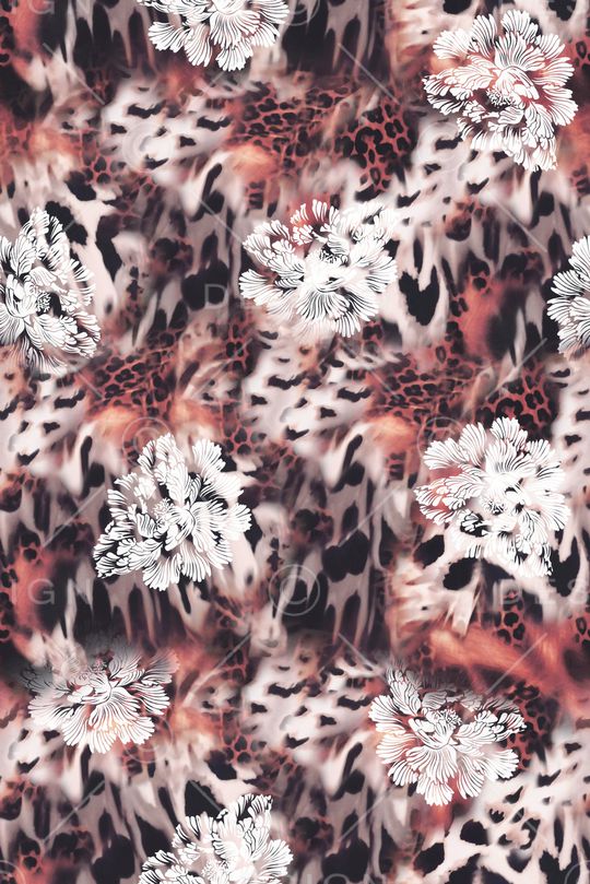 豹纹印花华亿平台图片