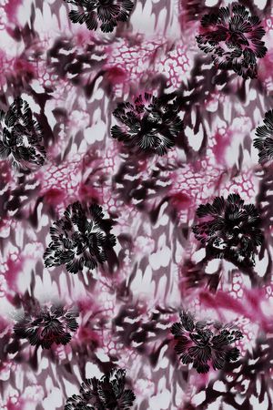 豹纹印花华亿平台图片