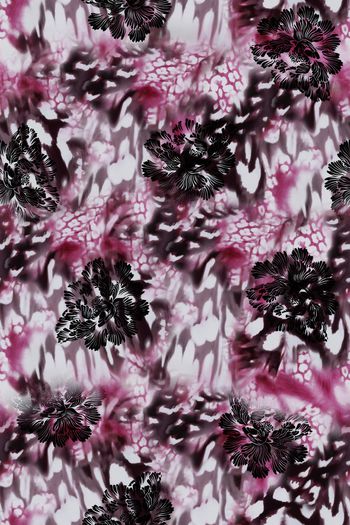 721684-豹纹花朵印酒