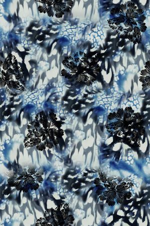 豹纹印花华亿平台图片