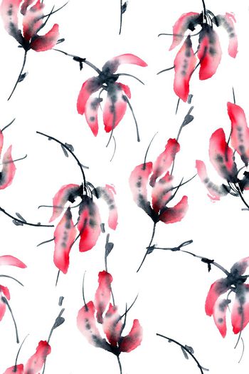 手绘印花华亿平台图片