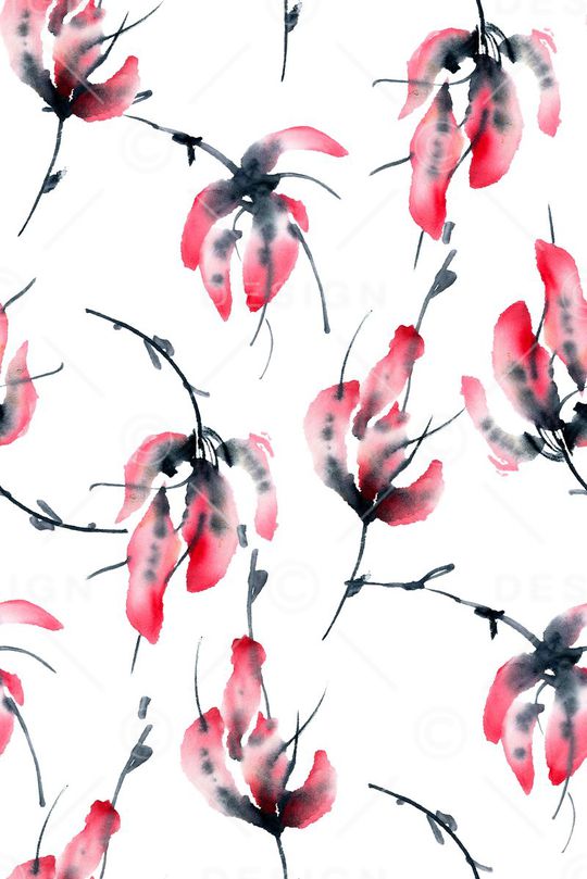 手绘印花华亿平台图片