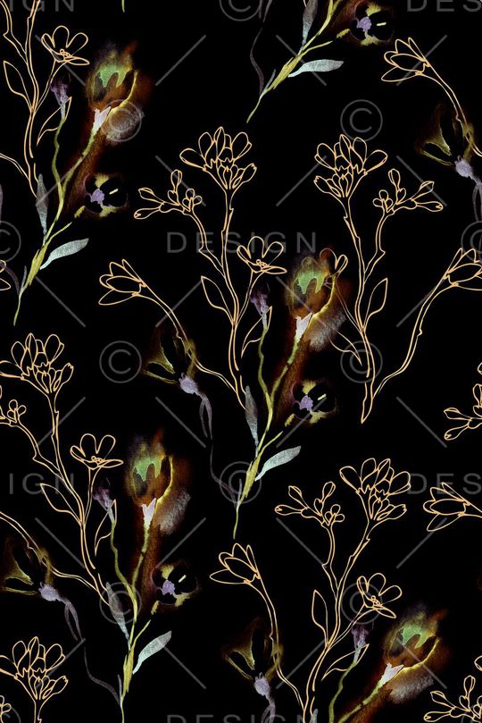 手绘印花华亿平台图片