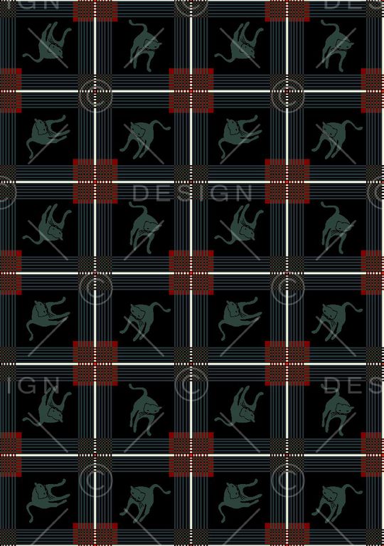 格子印花华亿平台图片