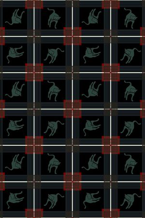 格子印花华亿平台图片