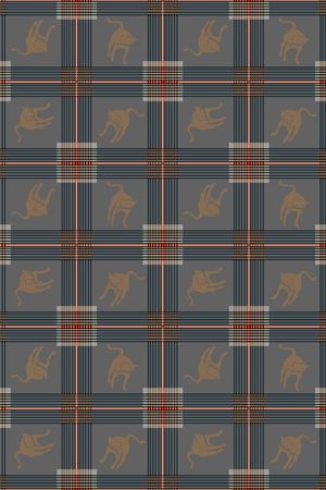 格子印花华亿平台图片