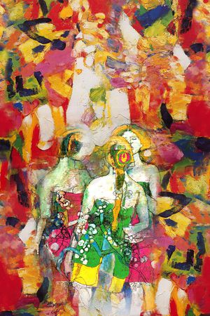 油画印花华亿平台图片