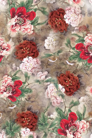 花朵印花华亿平台图片