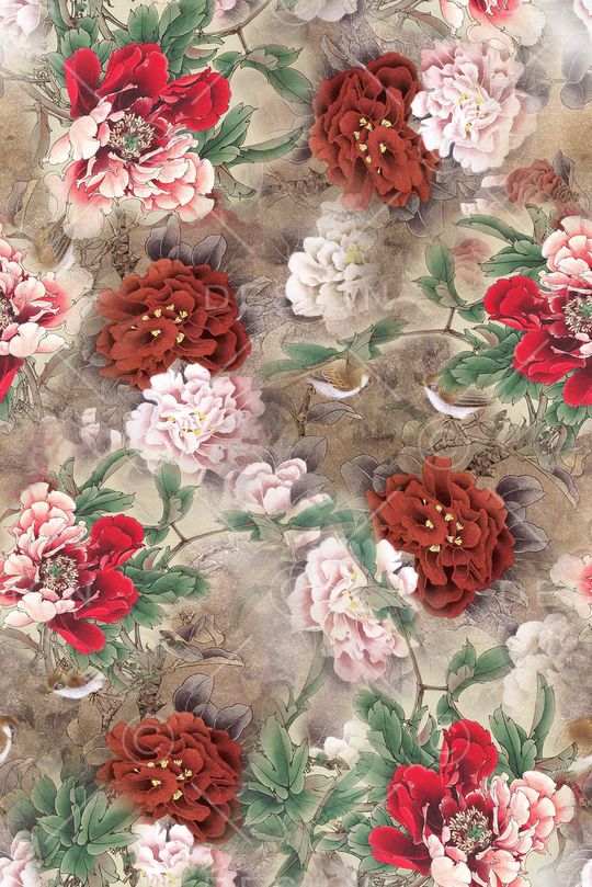 花朵印花华亿平台图片