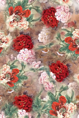 花朵印花华亿平台图片