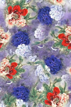 花朵印花华亿平台图片