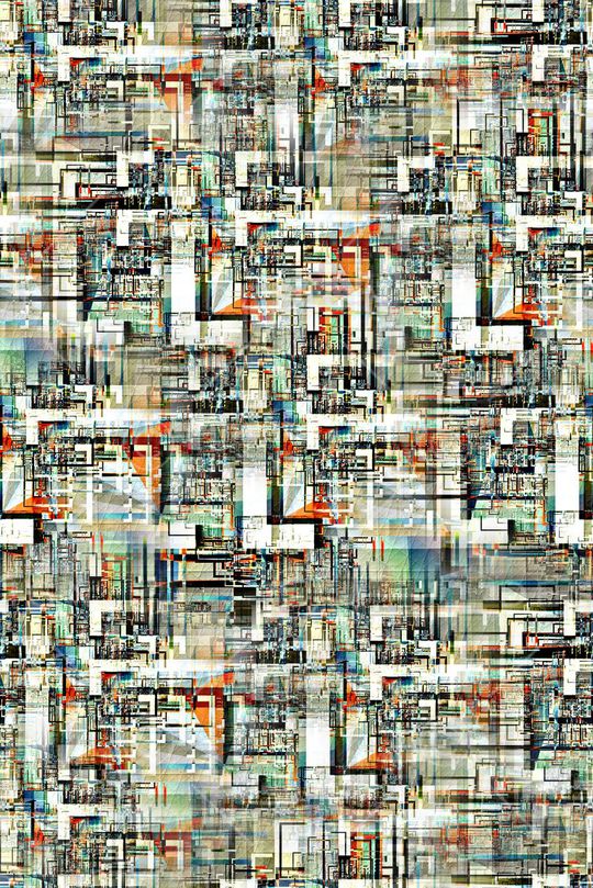 抽象手绘几何水彩纹理印花印花华亿平台图片