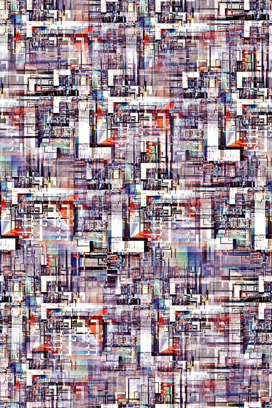 抽象手绘几何水彩纹理印花印花华亿平台图片