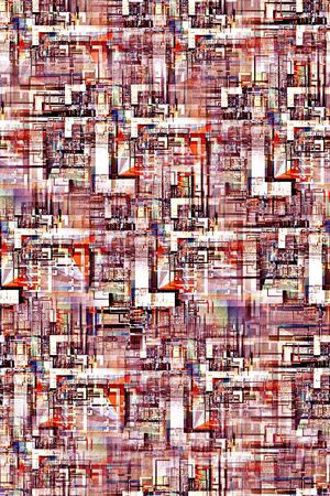 抽象手绘几何水彩纹理印花印花华亿平台图片