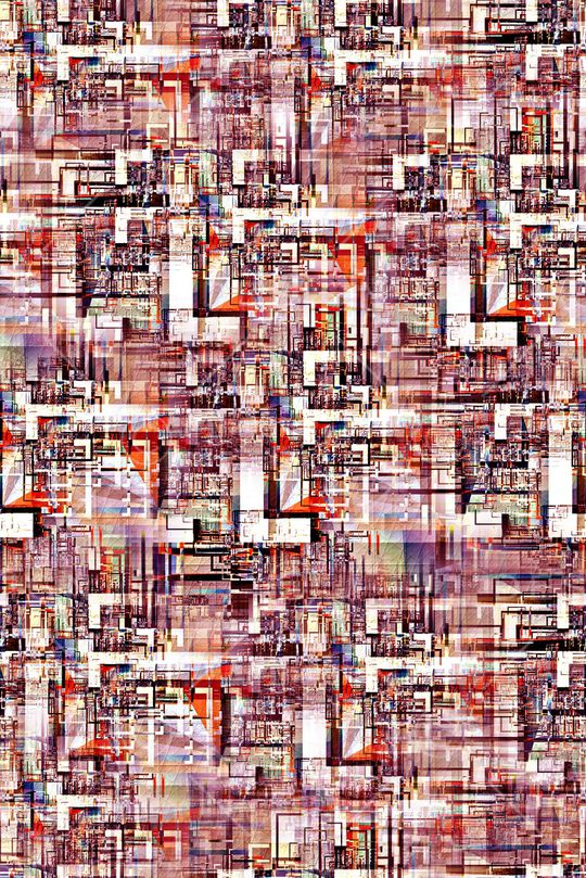 抽象手绘几何水彩纹理印花印花华亿平台图片