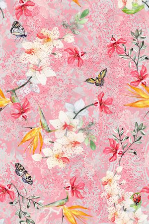 tropical印花华亿平台图片