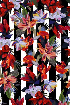 花朵印花华亿平台图片