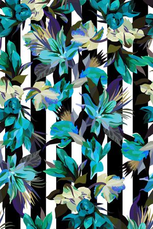 花朵印花华亿平台图片