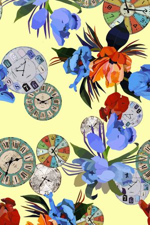 钟表印花华亿平台图片