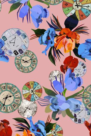 钟表印花华亿平台图片