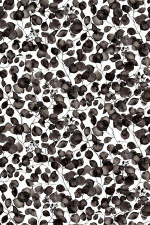 树叶印花华亿平台图片