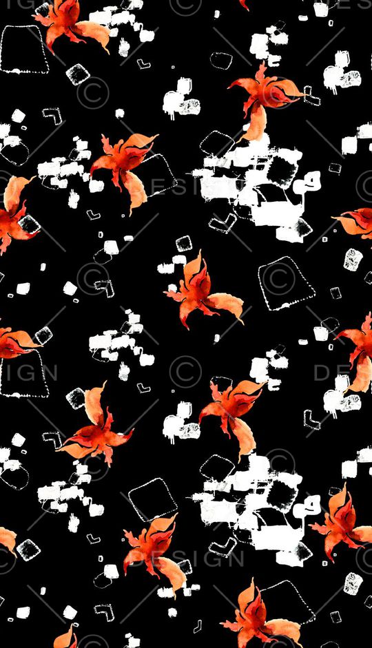 手绘印花华亿平台图片