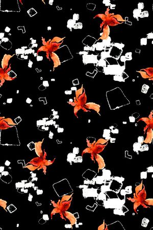 手绘印花华亿平台图片